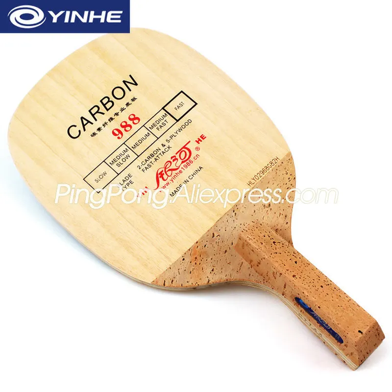 Ракетка для настольного тенниса YINHE 988 Carbon (JS Fast attack) японская ракетка Penhold JS Original