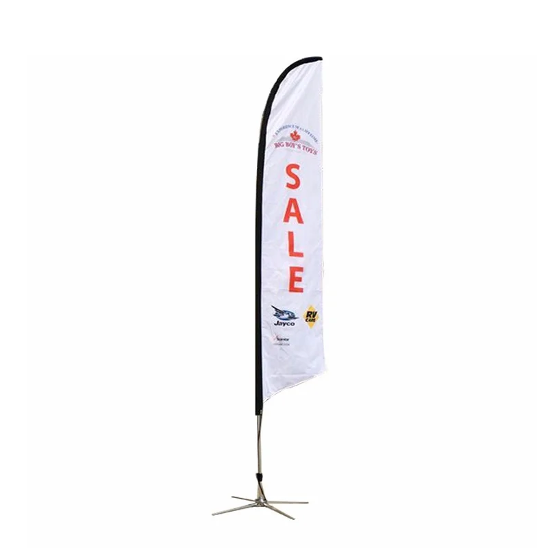 Рекламный флажок из перьев развевающиеся флаги баннеры на заказ рекламные