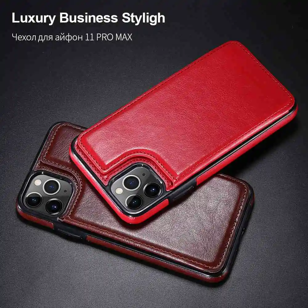 Чехол KISSCASE из искусственной кожи в стиле ретро для iPhone 11 Pro Max XR 7 8 Plus чехол