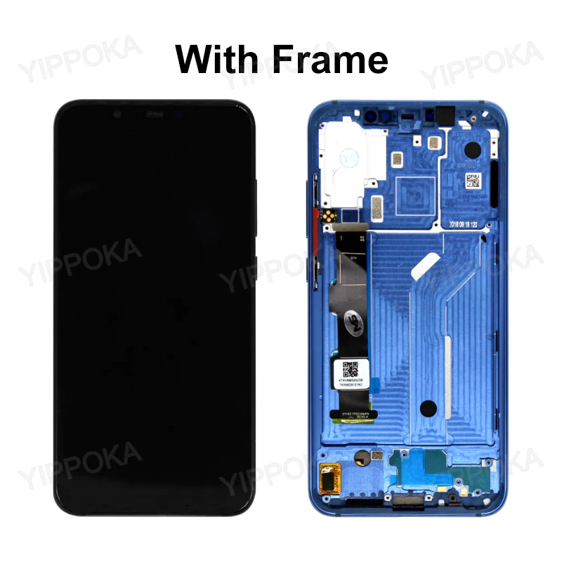 Pantalla LCD Original de 6,21 "para xiaomi Mi 8, montaje de digitalizador, pantalla t&aacute;ctil, M1803E1A-2
