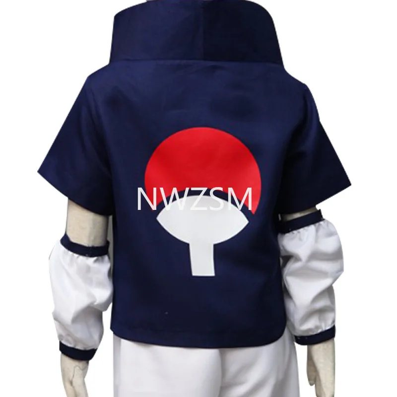 Костюм для косплея из аниме ниндзя одежда Учиха Саске Хокаге конохакура детский