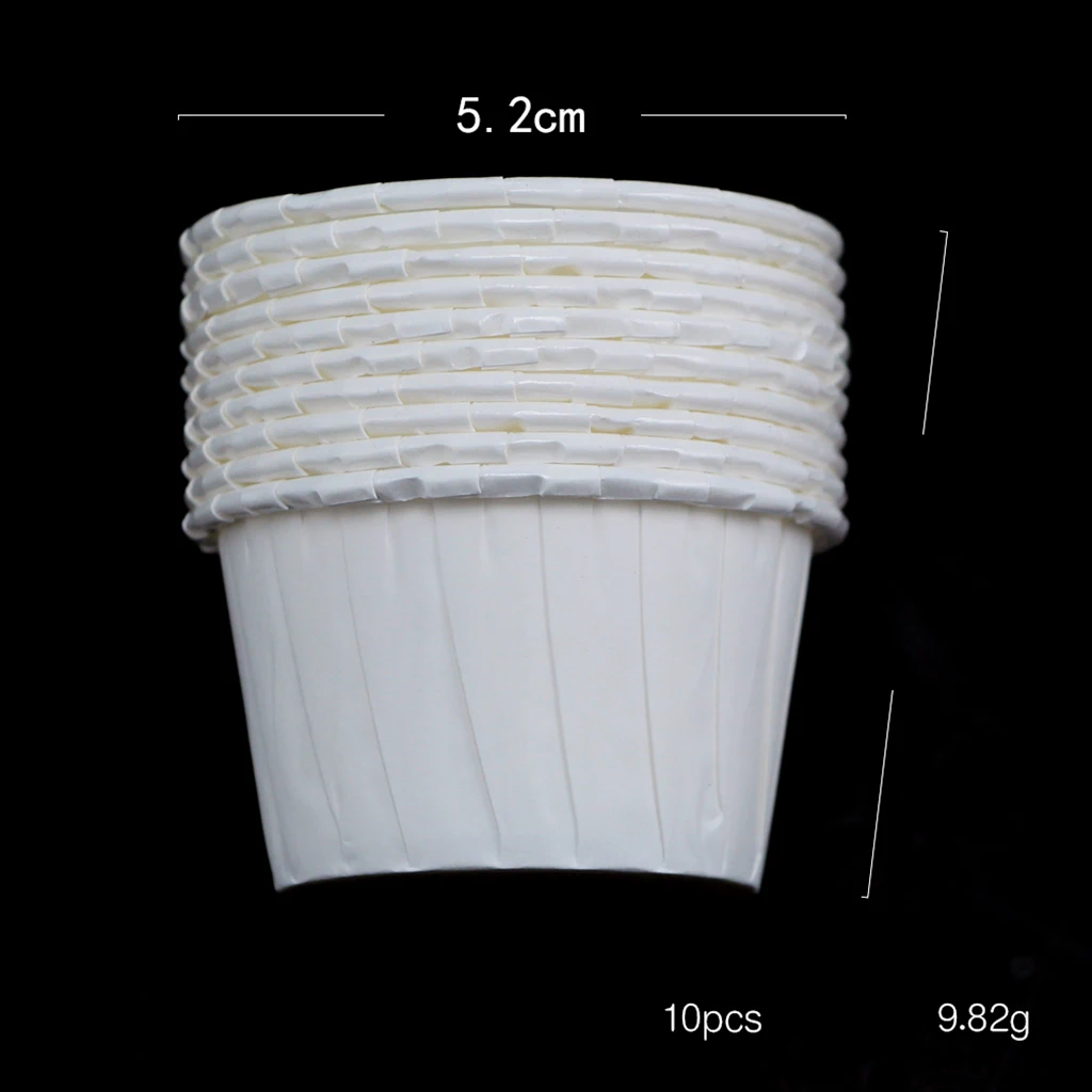 Белые одноразовые Твердые бобы 100x восковые бусины тающие чаши-контейнеры для
