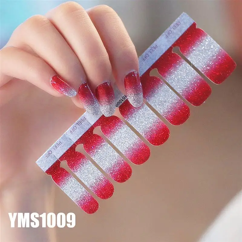 

48 шт., наклейки для ногтей с постепенным оттенком, накладные ногти с полным покрытием, накладные ногти, наклейки для ногтей, накладные ногти