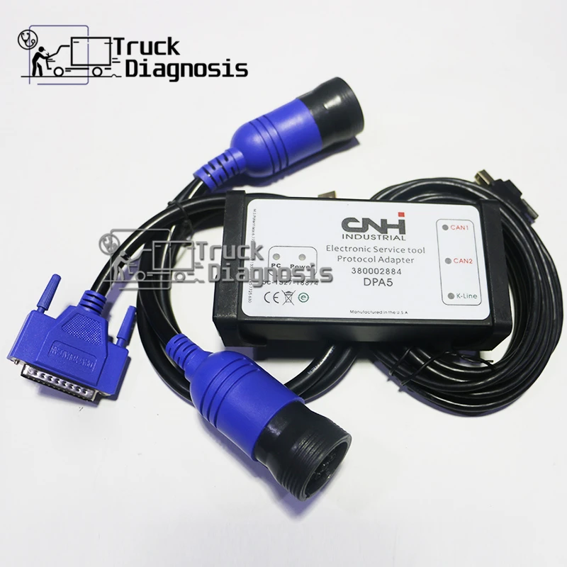 Сельскохозяйственный трактор, строительный сканер CNH EST, диагностический комплект, голландский чехол, сервис Adviser JD EDL v2 адаптер