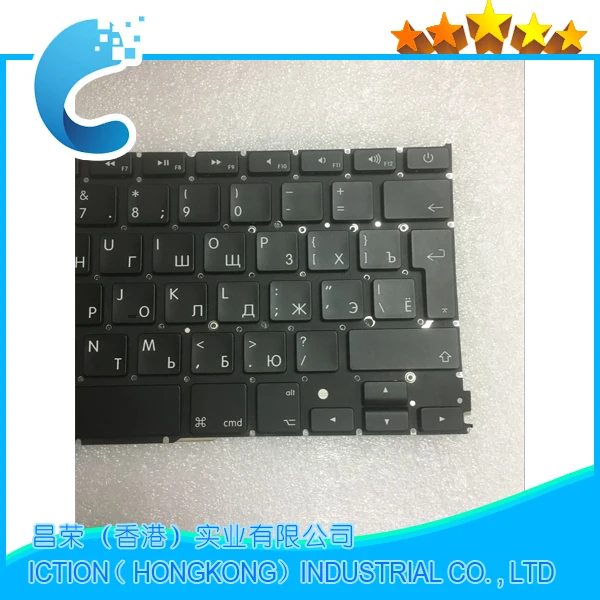 Новая русская клавиатура A1425 13 3 дюйма для Macbook Pro MD212 MD213 с большой клавиатурой Enter