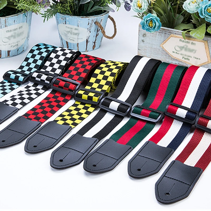 Регулируемый наплечный ремень для гитары держатель электрогитары с пряжкой