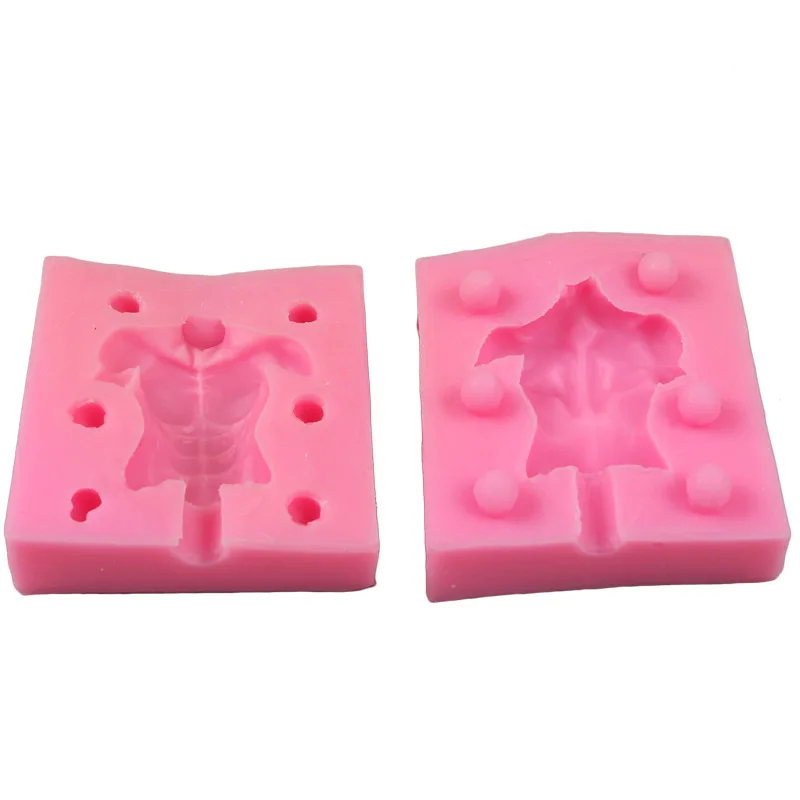 Модель человеческого тела Еда-Класс силиконовые формы 3D Форма мужчин