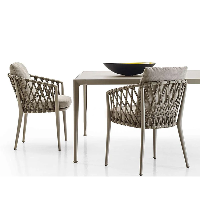 fashion design furniture outdoor rattan wooded dining set | Мебель