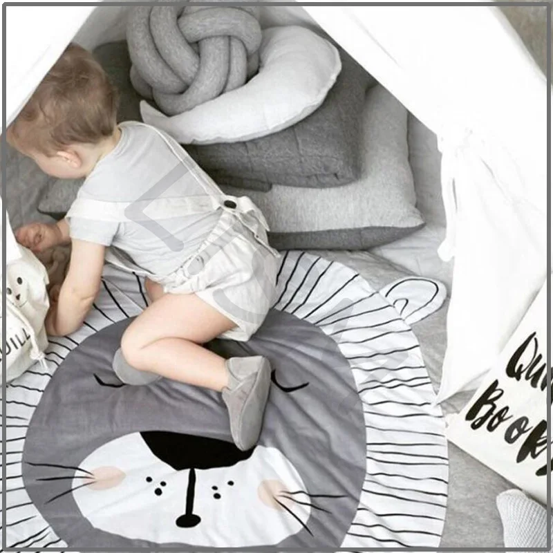 Детский коврик с рисунками из мультфильма «спелен маттен» Ronde Tapijt Peuter Kids Kruipen Deken Speelgoed коврик Kinderkamer Декор фото-реквизиты