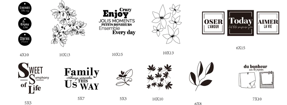 Прозрачный силиконовый штамп/печать для скрапбукинга своими