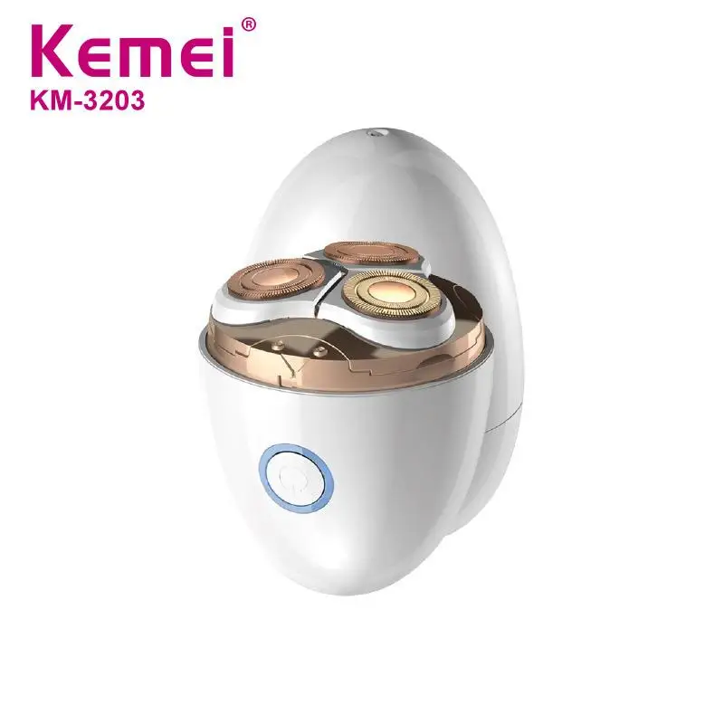 

KEMEI KM-3203 Electric Shaver Eggshell Shape Rechargeable USB Interface For Women