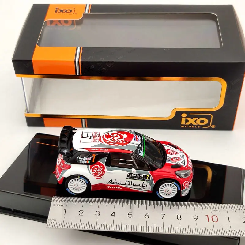 IXO 1/43 для Citroen DS3 WRC #7 Rallye Monte Carlo 2016 RAM627 Ограниченная серия литья под давлением