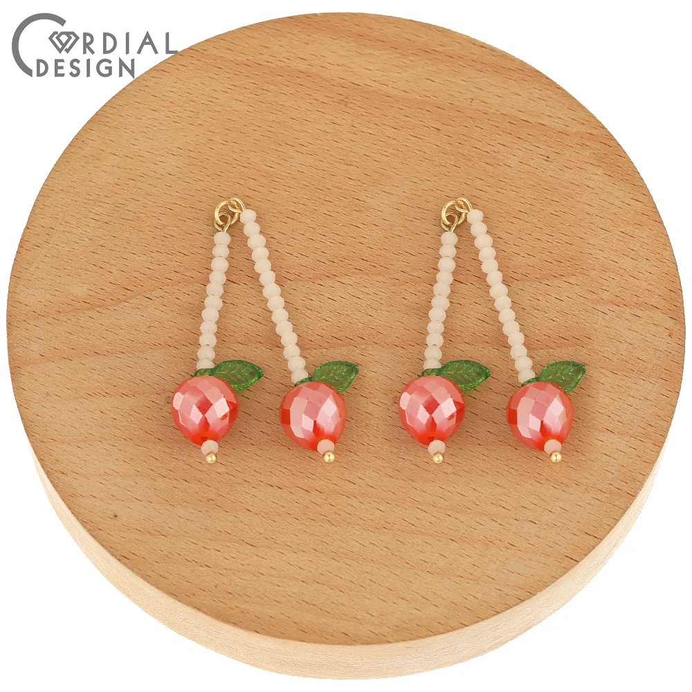 

Cordial Design 50Pcs 13*45MM Earrings Accessories/Pendant/Hand Made/Jewelry Findings & Components/Crystal Charms/DIY Making