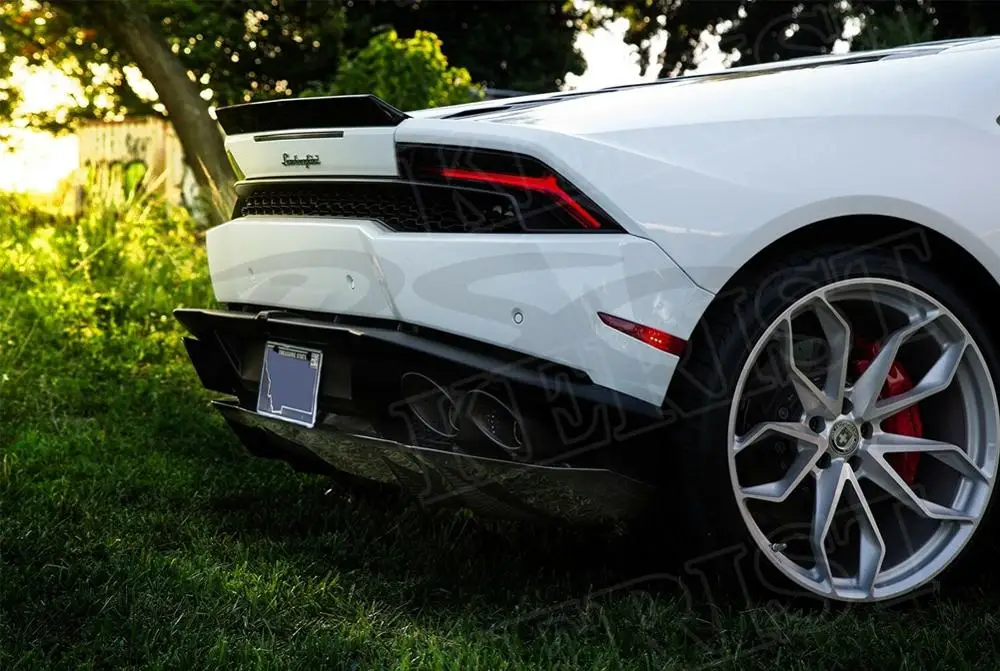 Спойлер из углеродного волокна на заднее крыло для Lamborghini Huracan LP580 LP610 Coupe 2-дверный