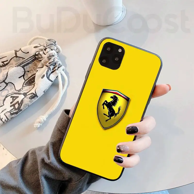 

Super run car ferrari Phone Case For iPhone 11 7 Case For iPhone 11 Pro Max X XS XR XS MAX 8 7 6s Plus 5 SE Case