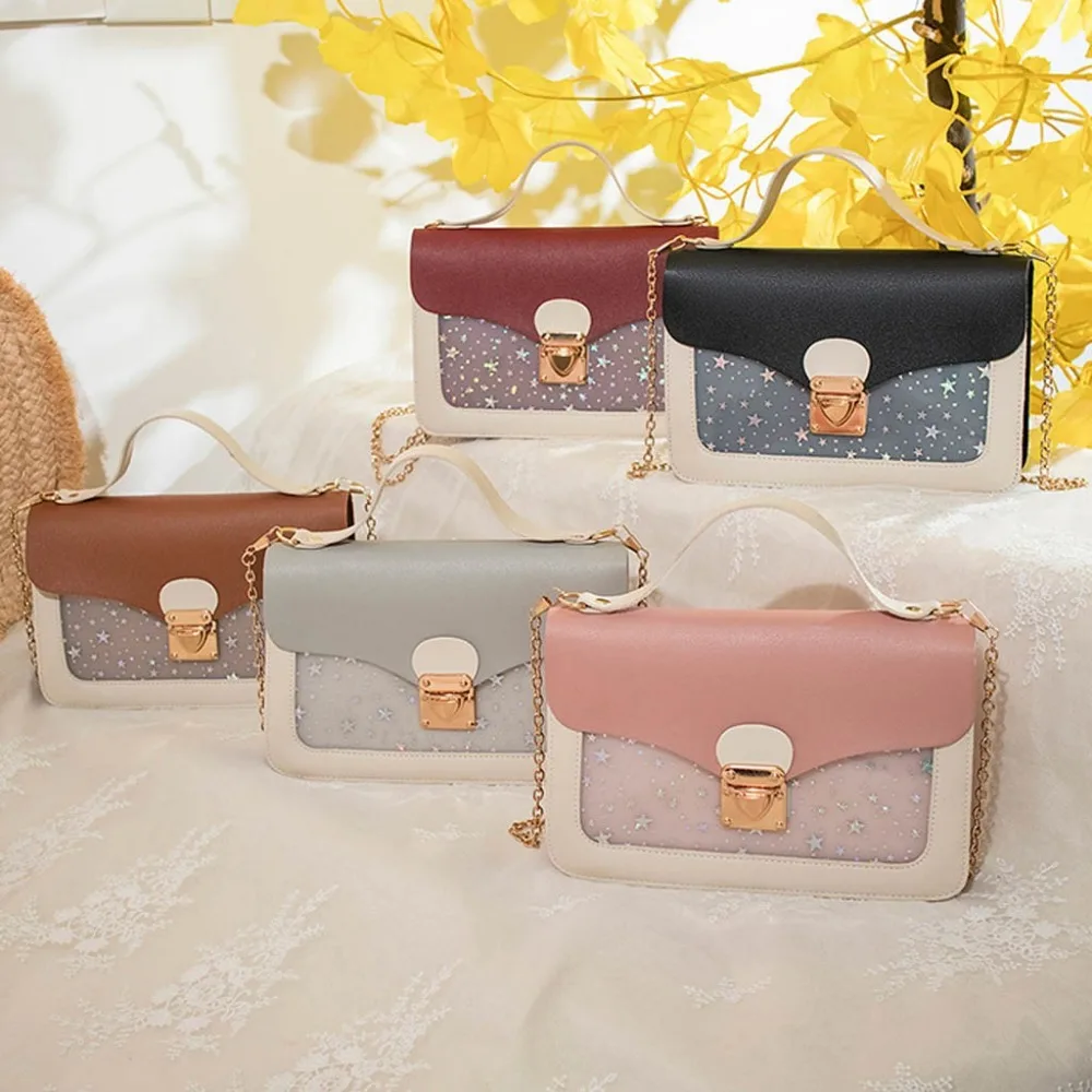 Ladies Hand Bags Shoulder Bags For Women Version Wild Small Square Shoulder Bag Messenger Woman Bag Bolsa Feminina18x6x14cm