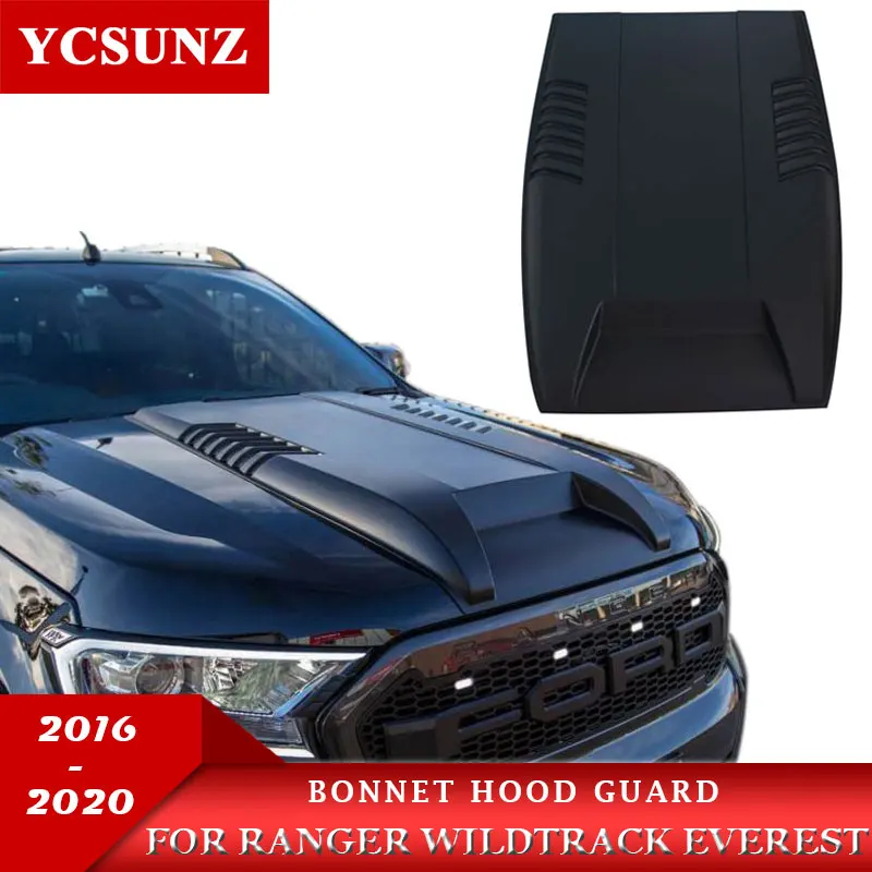 Белая и черная крышка капота для Ford Ranger T7 T8 Wildtrak ручной Everest 2016 2017 2018 2019