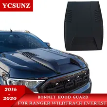 Белая и черная крышка капота для Ford Ranger T7 T8 Wildtrak ручной Everest 2016 2017