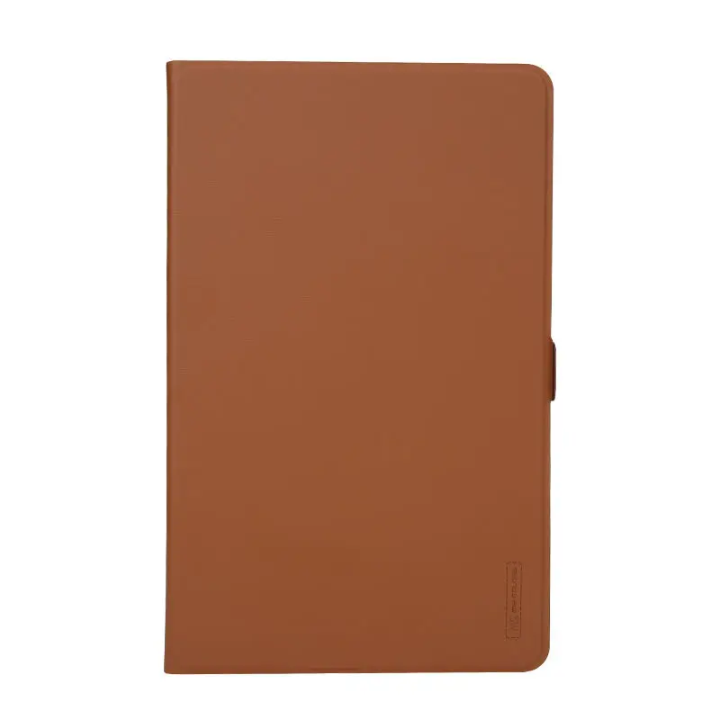 Brown Тонкий чехол из искусственной кожи для samsung Galaxy Tab S4, 10,5 дюймов, T830 T835, SM-T830, умный чехол, чехол для планшета, окрашенная оболочка+ пленка+ стилус - Цвет: Brown