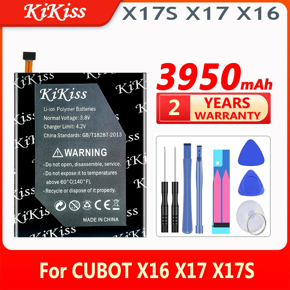 

Сменный аккумулятор KiKiss 3950 мАч X17S X17 X16 для CUBOT X16 X17 X17S X17 S