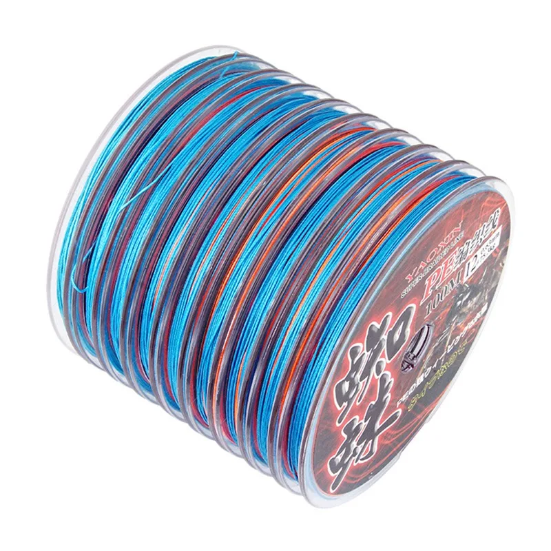 

Hot Pe Luya Braided Fishing Line for 100 Meters with 8 Weaving