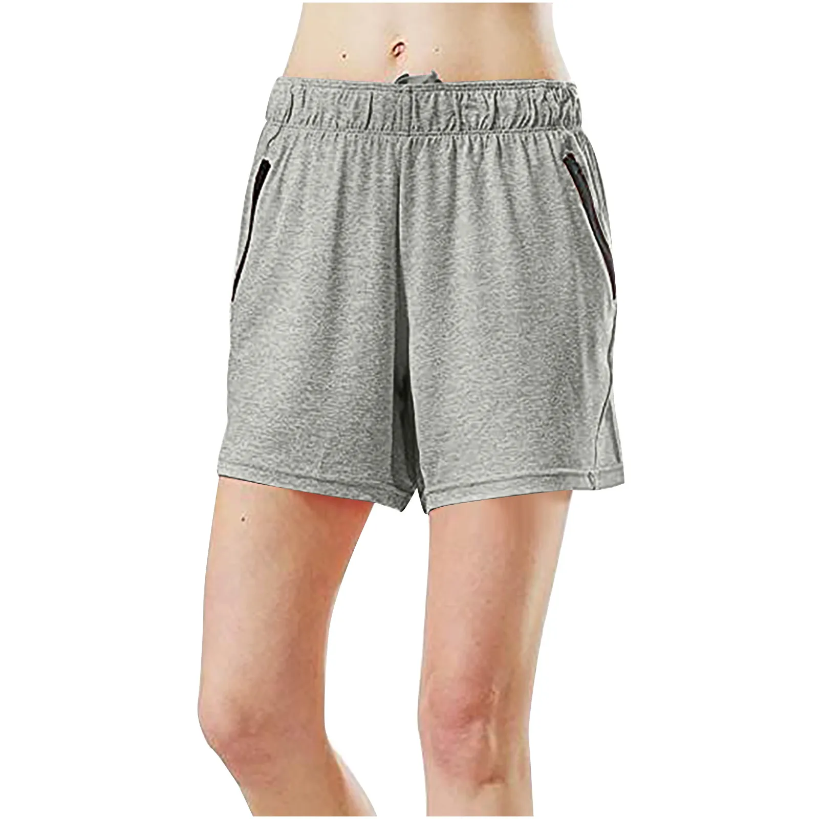 

5pcs Shorts Womenhigh Waistb Fashion Sport Yoga Pants Solid Mid Cotton High Waist Active Solid Shorts Summer