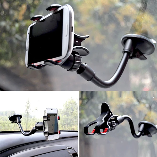 

Phone Mount Windscreen Long Arm Window Car Cradle Suction Cup Phone Holder Stand ND998