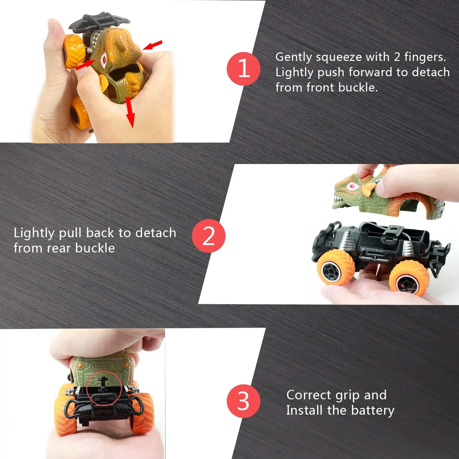 автомобиль динозавр с диста