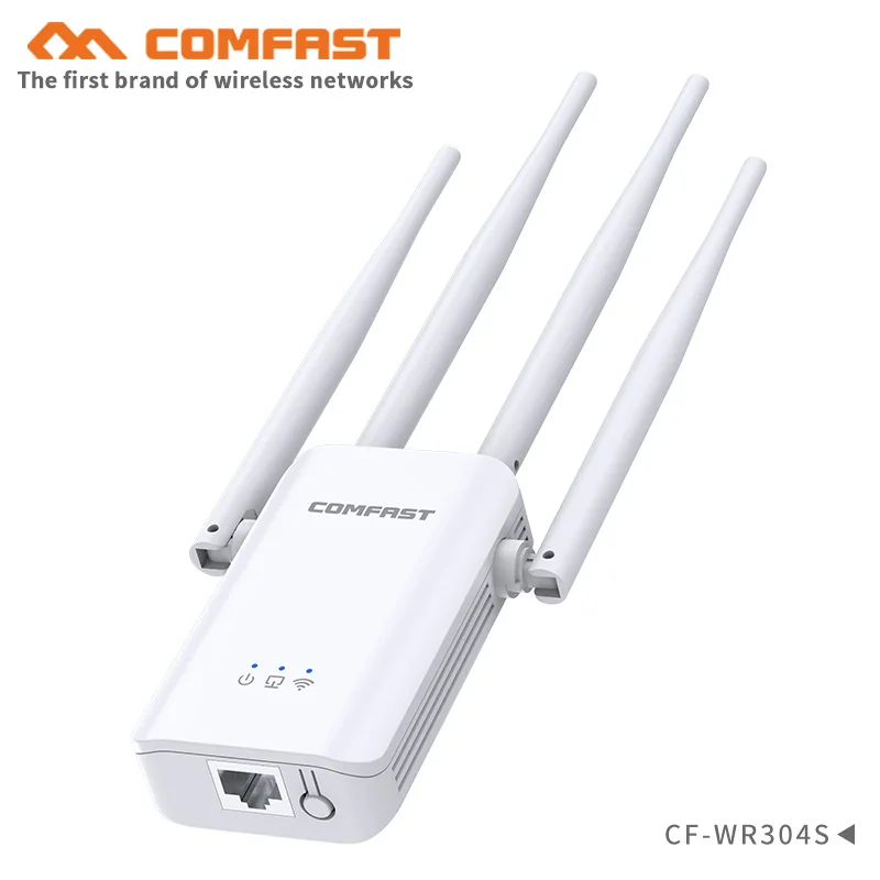 

2.4G Wifi Repeater With 4 Antennas RJ45 LAN Wireless Wi-fi Router Range Extender 300Mbps Wi fi Signal Repiter amplifier Booster