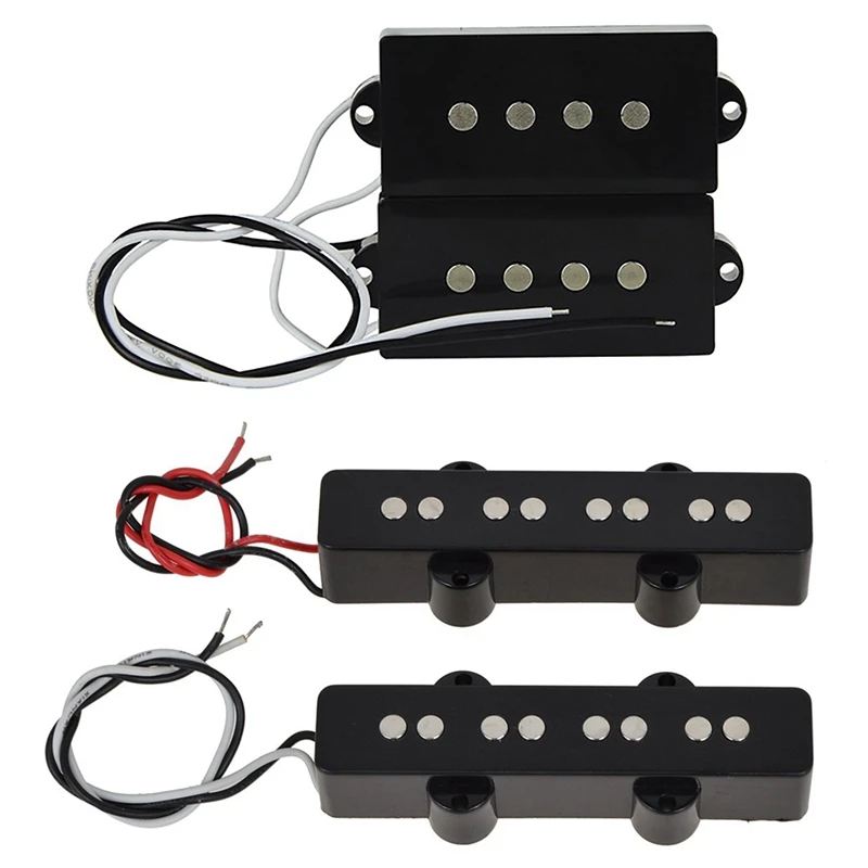 1 шт. Pb P Бас Пикап Humbucker черный и 2 Jb бас гитара Пикапы открытый стиль пикапы набор