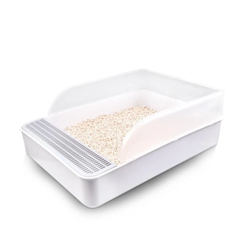 

Puppy Cat Indoor Home Plastic Sandbox With Scoop Cat Litter Box Cat Dog Tray Pet Dog Toilet Bedpan Teddy Anti-Splash Toilette