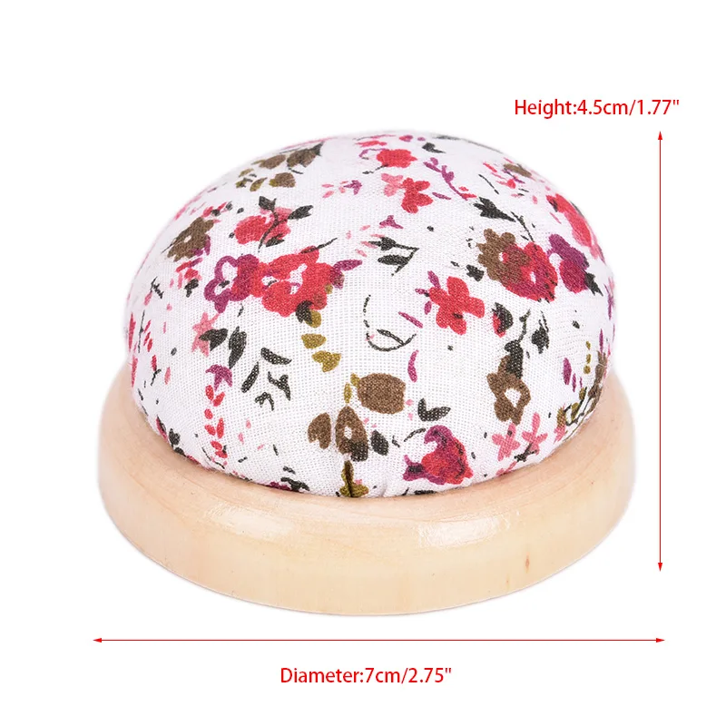 

Willekeurige Kleur 1Pcs Hout Bottom Base Naald Pin Kussen Kussen Houder Naaien Craft Stitch Handwerken Diy Craft