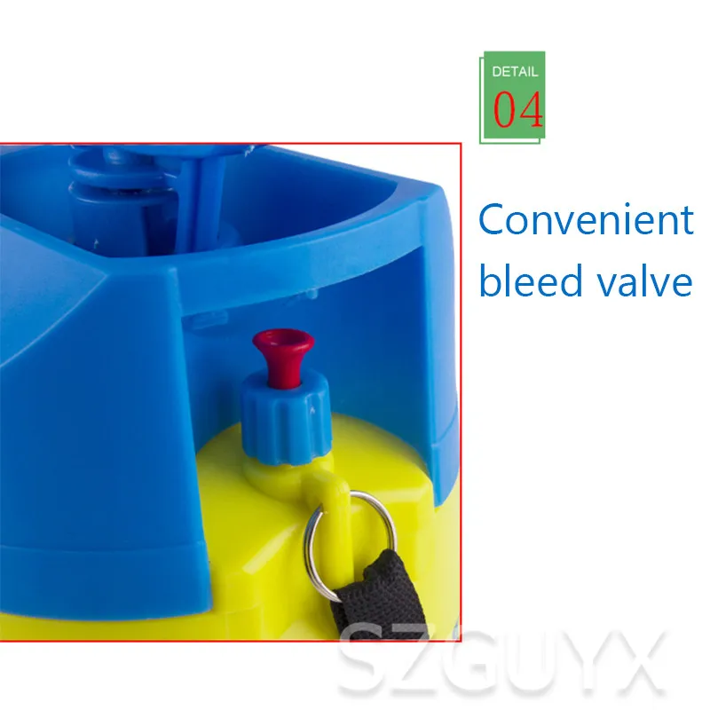 5 л аварийный привлекательный двухпортовый мобильный порт для глазной стирки