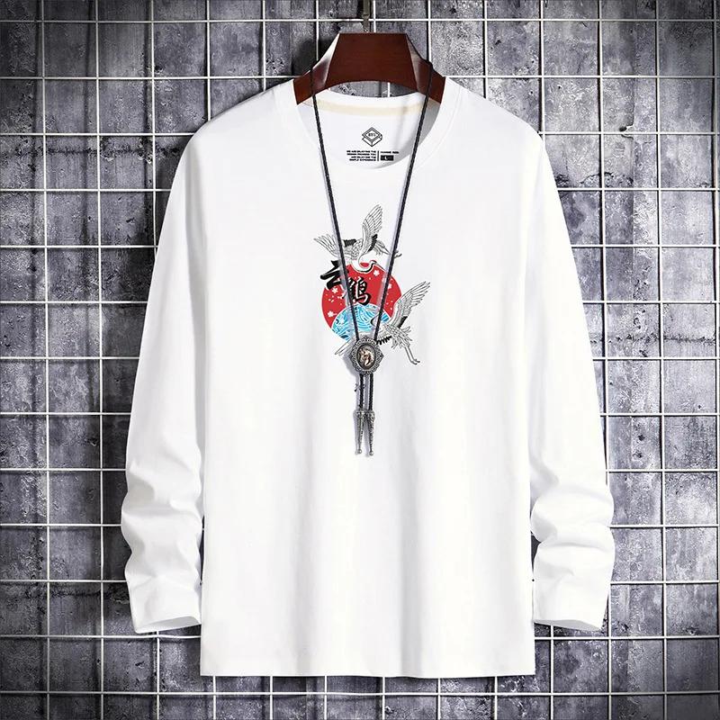 Футболка мужская с круглым вырезом удобная тенниска из 100% хлопка повседневная