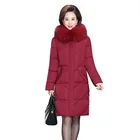 Куртка женская зимняя, 2021, пальто средней длины в Корейском стиле, большие размеры, M-6XL