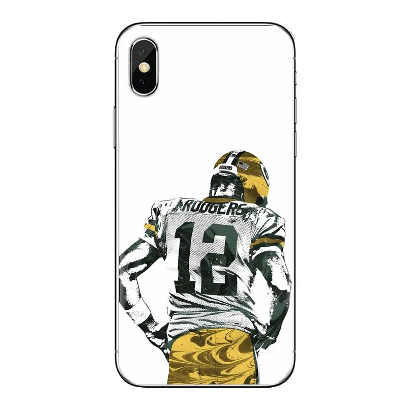 Прозрачные мягкие чехлы Аарон Роджерс для iPod Touch Apple iPhone 4 4s 5 5S SE 5C 6 6S 7 8 X XR XS Plus MAX |
