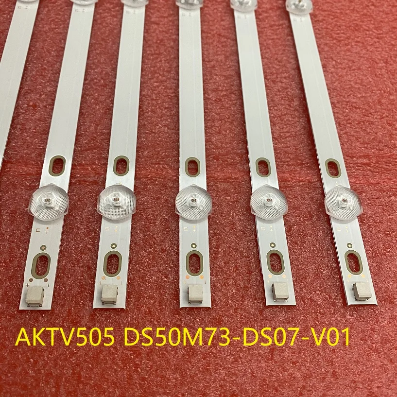 50 шт./лот Светодиодная панель для AKAI AKTV505 TI4910DLEDDS фотолампа 2 Вт-ds50m7301-01 | Освещение
