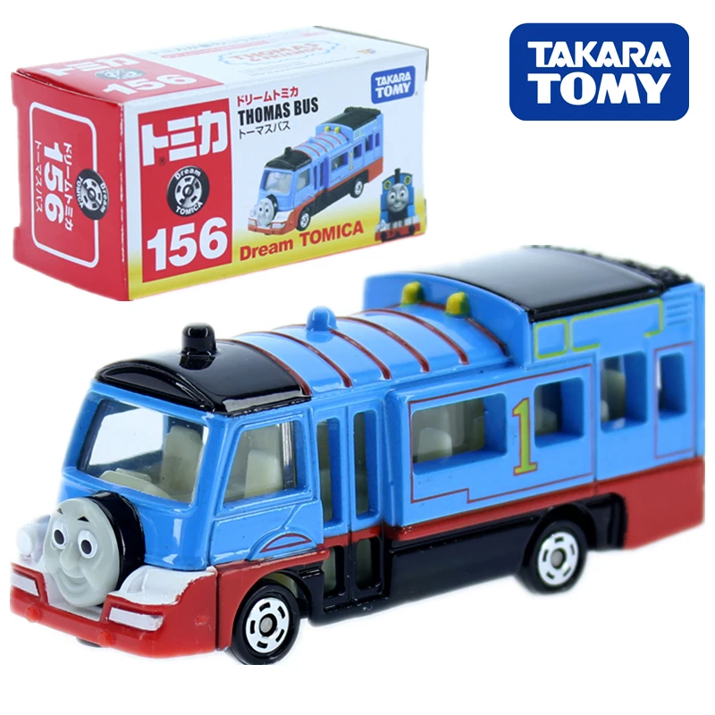 

Набор моделей Takara Tomy Dream Tomica No.156 Thomas Bus, литые миниатюрные автомобили, забавные волшебные детские игрушки, развивающие куклы