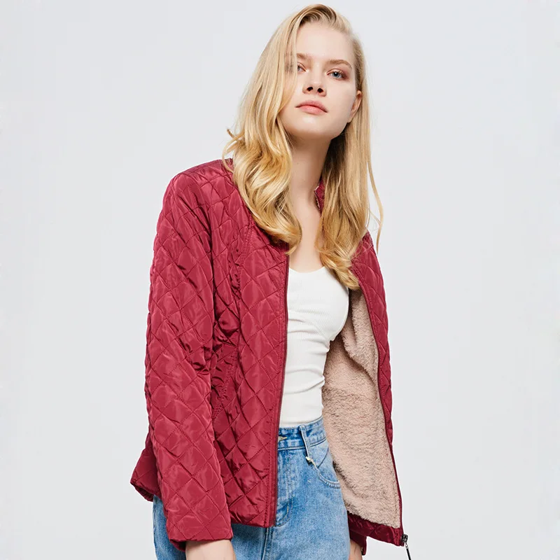 

Парка женская зимняя с отложным воротником, однобортная, приталенная, теплая, с хлопковой подкладкой, лидер продаж 2021