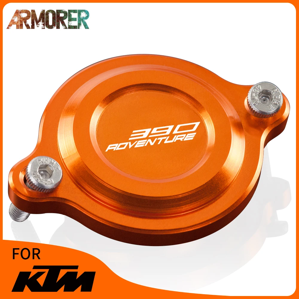 Motorcycle Accessories Aluminum Protector Cover Engine Oil Filter Cover Cap For KTM 390 Adventure 390ADV 390 adv 2020 2021 2022