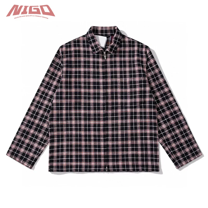 

NIGO CH 21ss Long Sleeve Check Shirt Code@C6