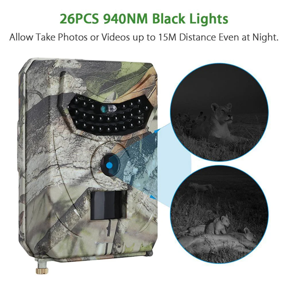 

1080P 12MP Trail Camera Infrared Night Vision Scouting Camera for Wildlife Monitoring and Farm