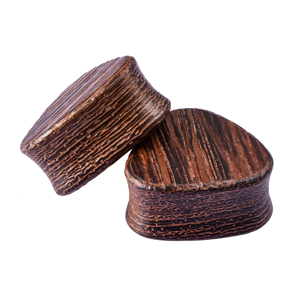 Деревянные серьги-гвоздики для пирсинга туннель опал металлические манометры