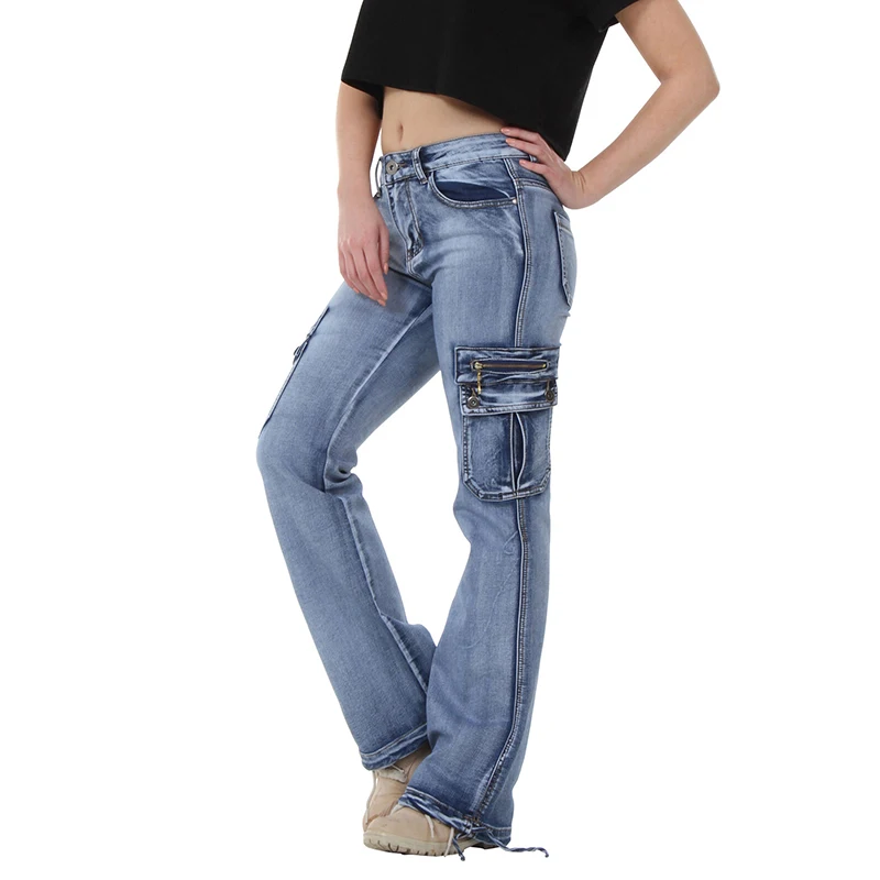 Джинсы МОМ женские в винтажном стиле комбинезон из денима с завышенной талией