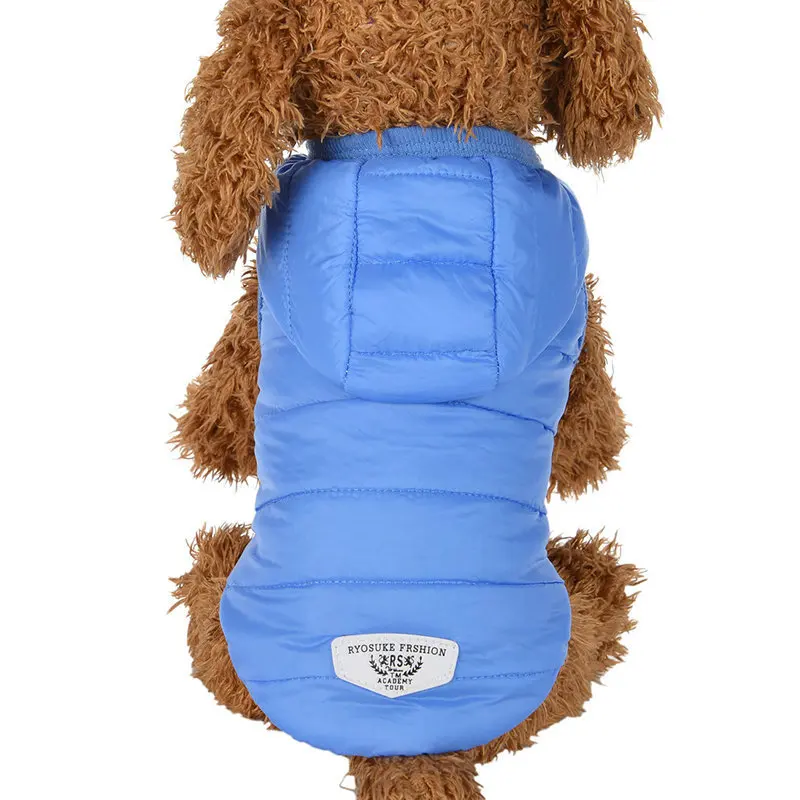 

Winter Pet Cotton Vest Hooded Down Vest Striped Vest Pet Supplies Stylish Universal Casual Comfortable Warm Dog Clothes