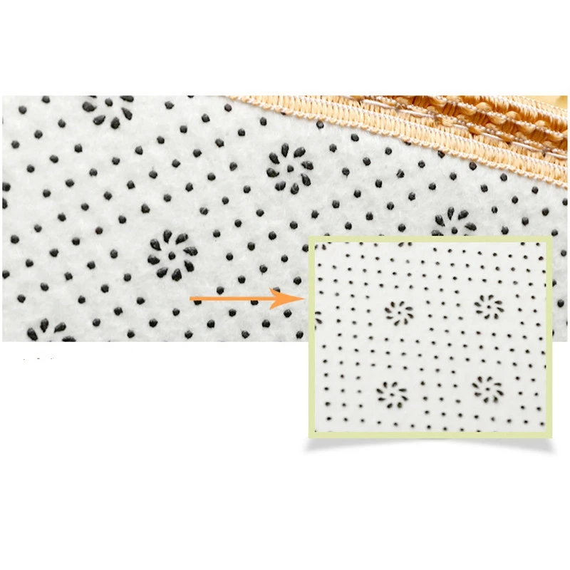 Круглый коврик для Гостиная Короткие Плюшевые ботинки лохматый ковер детской