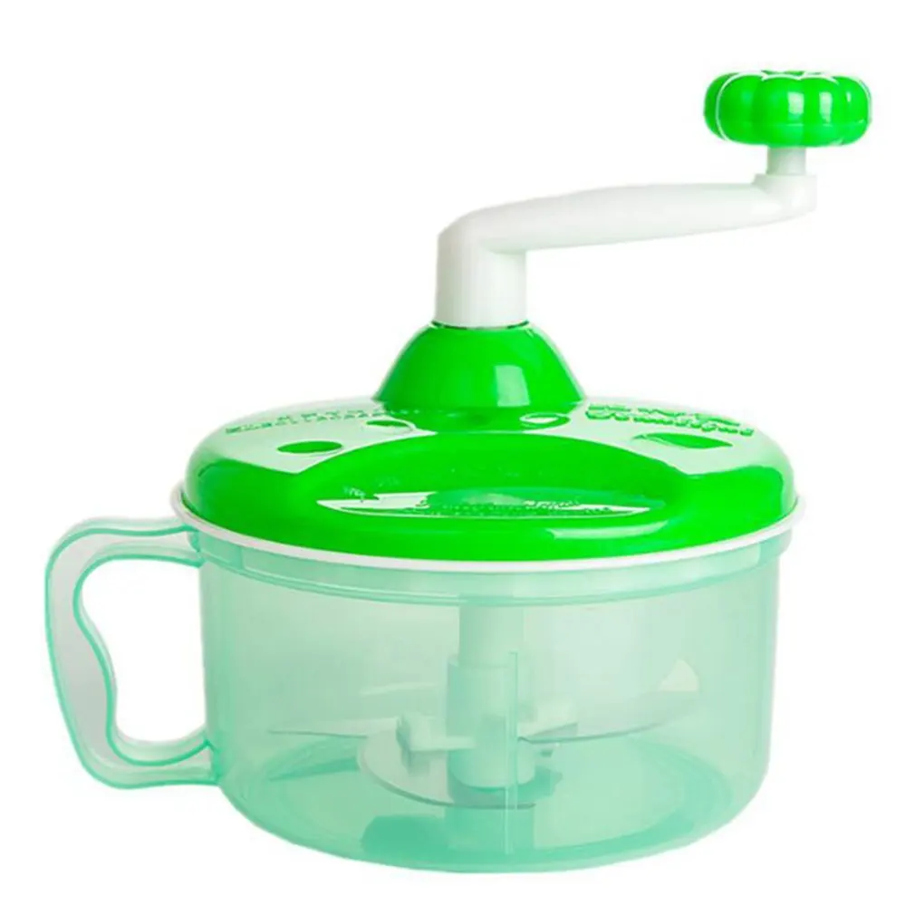 Manual Portable Blender Spiral Vegetable Slicer Meat Grinder
