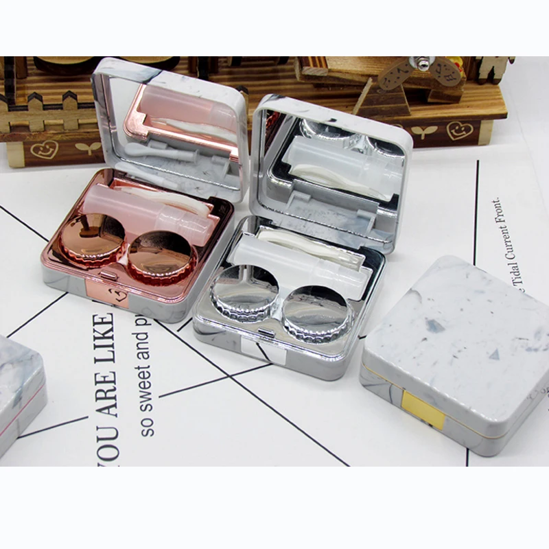 Квадратный футляр для контактных линз|Аксессуары очков| |