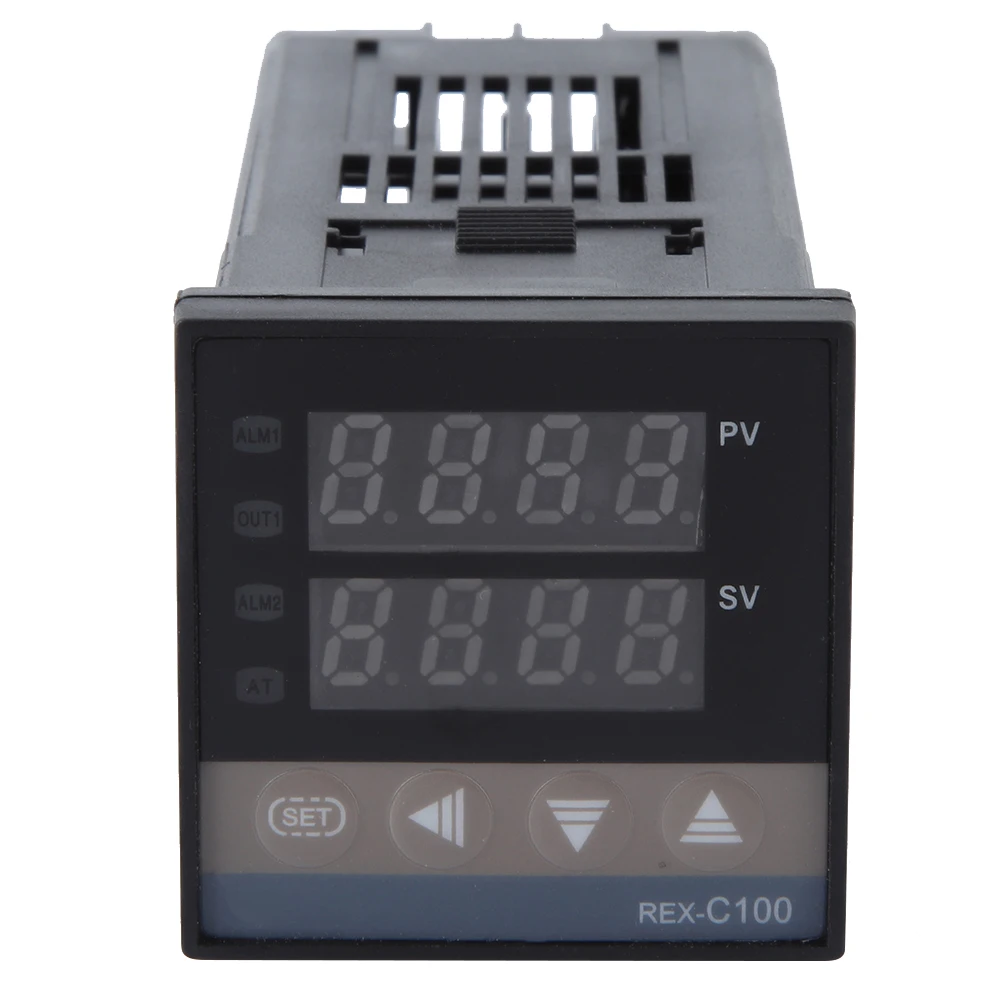 REX C100 ПИД регулятор температуры цифровой термостат Регулятор 0 400 Цельсия + 40A SSR 1 м