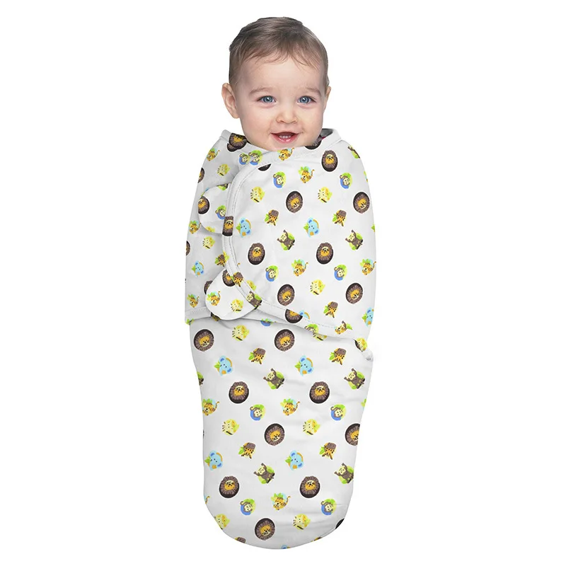 Новорожденный конверт пеленка одеяло Cocoon обертывание Cap Baby Sleep Sack получение